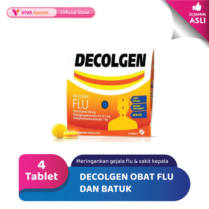 Decolgen Mengatasi Flu (4 Tablet)