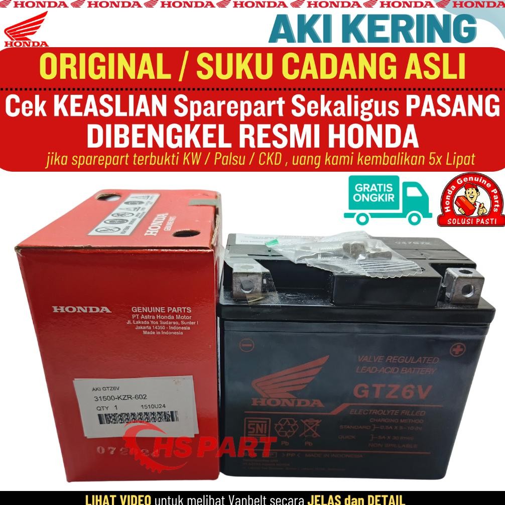 Aki Kering Motor Beat Fi Esp New LED POP Deluxe Street Genio PCX Vario 125 150 160 PCX Original 100%