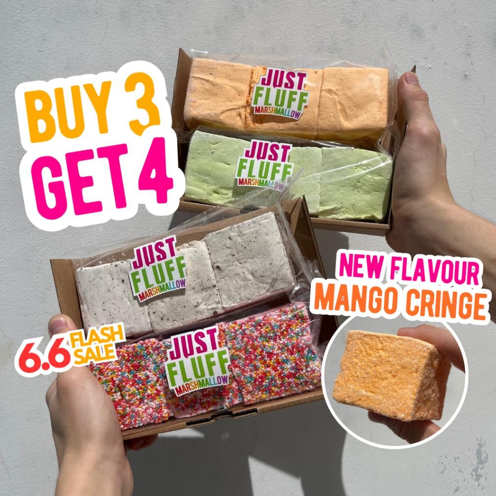 

4 Pack Marshmallow JustFluff Marshmallow Mango Cringe