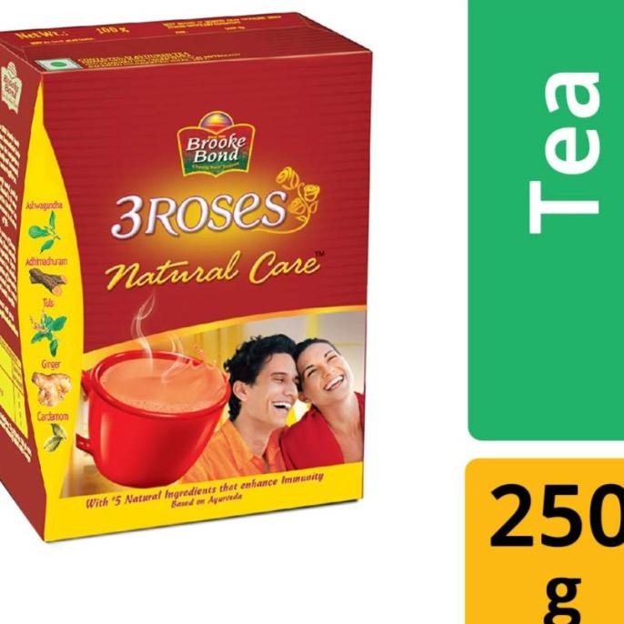 

~~~~~] BROOKE BOND 3ROSES NATURAL CARE 250G / Teh Perawatan Alami 3 Mawar