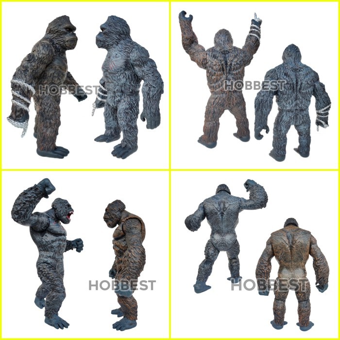 Action Figure King Kong Jumbo Miniatur Topper Pajangan Mainan Kingkong