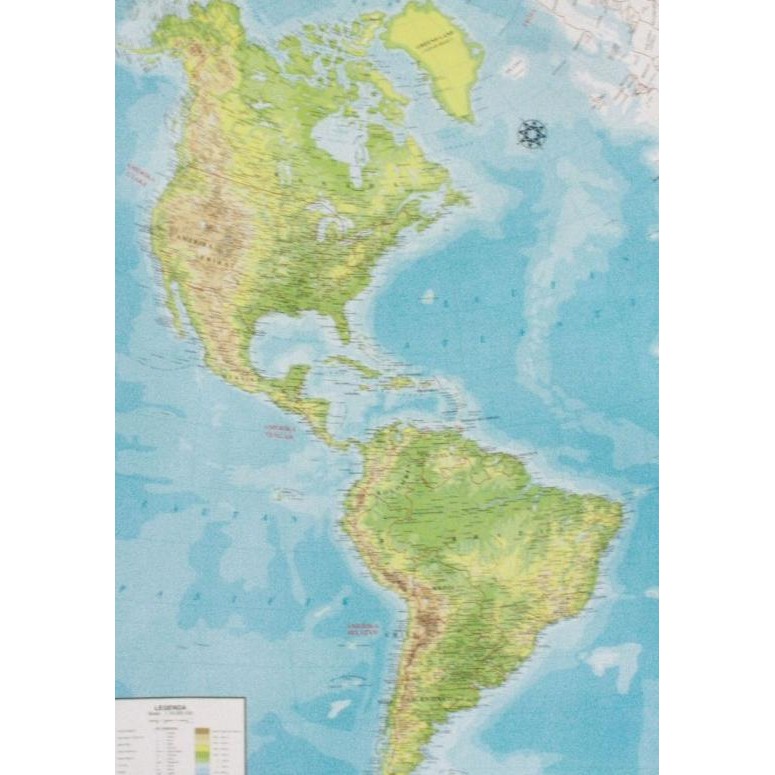 

Peta Benua Amerika (Peta Dinding)