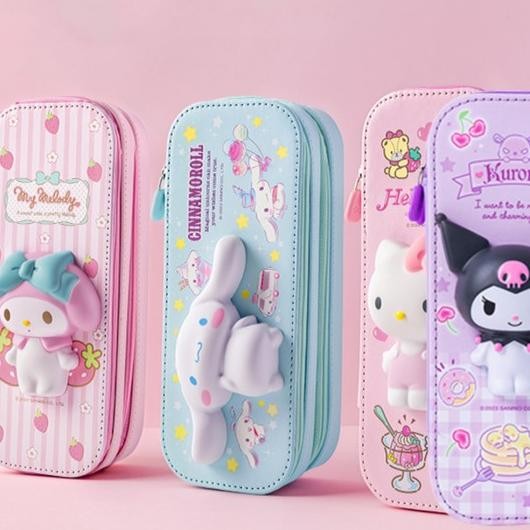 

Tempat Sil Squishy Sanrio Dua Susun Holder Squishy