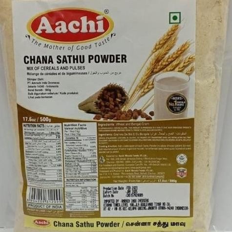 

$$$$] CHANA SATTU AACHI 500G / Tepung Gram Panggang