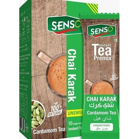 

] CHAI KARAK CARDAMOM SENSO 160G Instant Tea Premix / Unsweetened