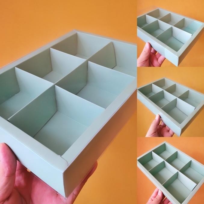 >*>*>*>*] Dus Mika Polos Eggtart Sekat 6 " Hijau Muda "