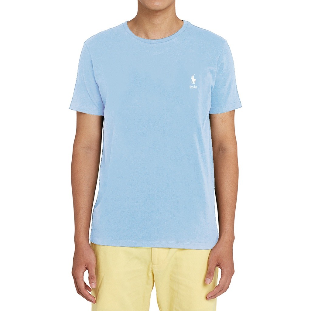 POLO SPORT - 70.0013.14 Jersey Crewneck T-Shirt Mens -  Light Blue