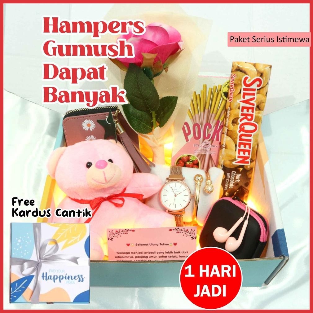 

er-90 Kado Ulang Tahun Cewek Hampers Led Lampu Hadiah Pacar Ultah Kado Anniversary Valentine Birthday Hempers Aesthetic Estetik Wanita Sahabat Pasangan Paket Lucu Kekinian Ucapan Gift Box Boneka Coklat Buket Bunga Jam Tangan Buat Bestie Murah Snack