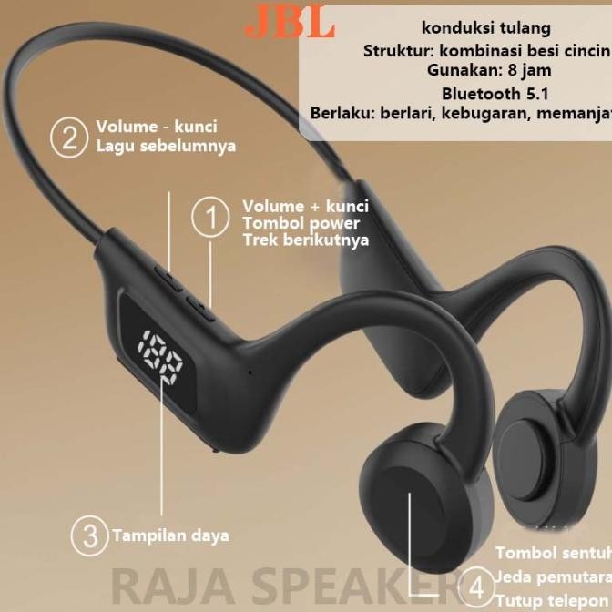 TERBARU JBL U9 Wireless / New / Low technology bone conduction headphones