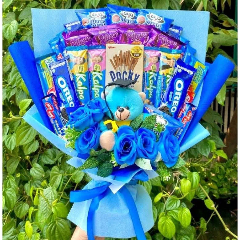 

Do86 (B) Buket Big Premium Snack Boneka Wisuda Bunga Lengkap Cowo SERBA BIRU/paket/bingkisan Snack Ulang Tahun/Ultah/ Wisuda/Kado/Hadiah Pacar/sahabat/Sidang skripsi/seminar/santunan anak yatim Termurah