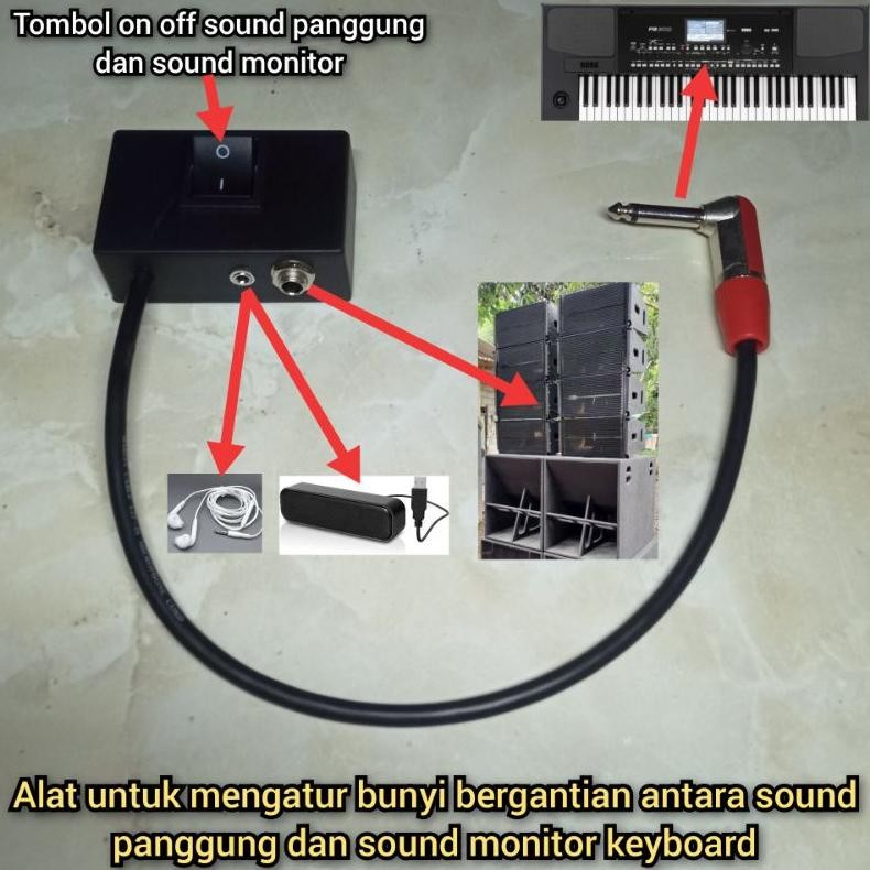 READY - ON OFF SOUND PANGGUNG DAN SOUND MONITOR KEYBOARD