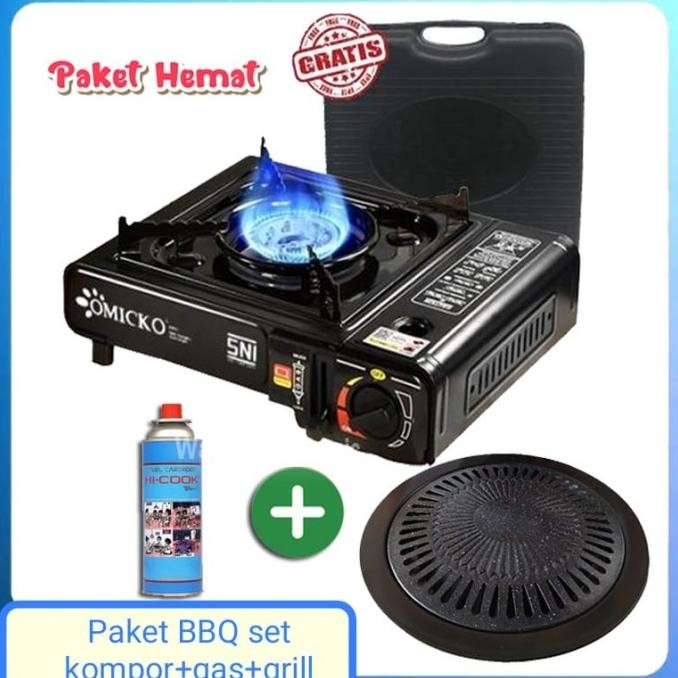 paket barbeque bbq set kompor portable grill-kompor portable-grill bbq