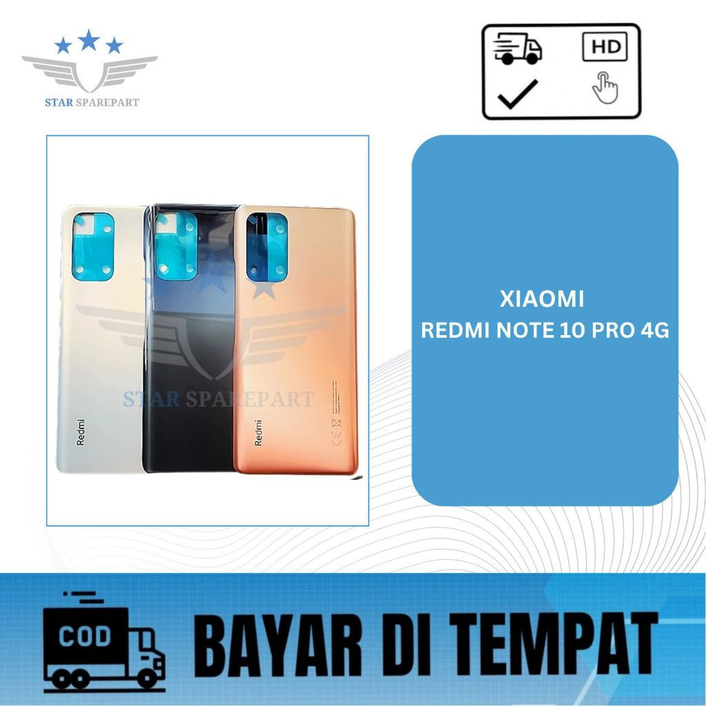 BACK COVER XIAOMI REDMI NOTE 10 PRO 4G