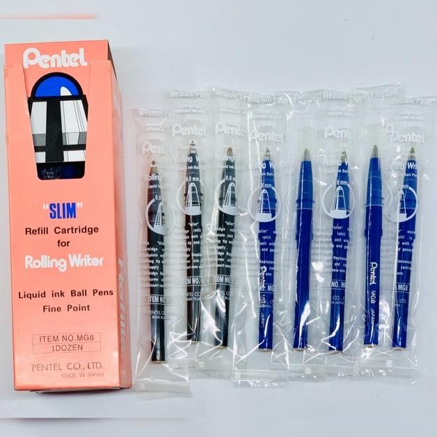 

Eh76 Bolpen / Pulpen Pentel Rolling Pen TR 400 MG8 (pcs) Include Refill Viral