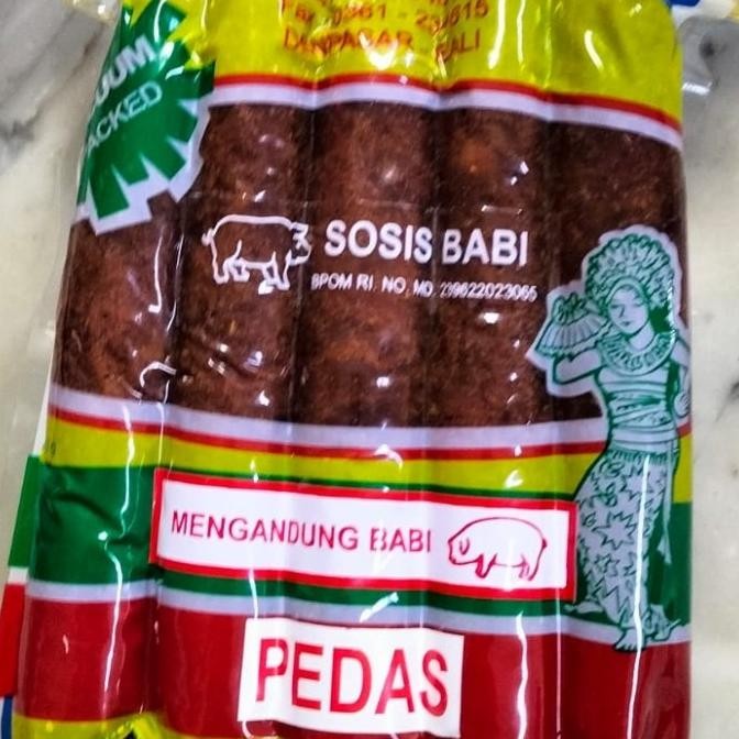 

Sosis Babi / Lapchiong Babi Pedas Titiles Bali 500gr GGS