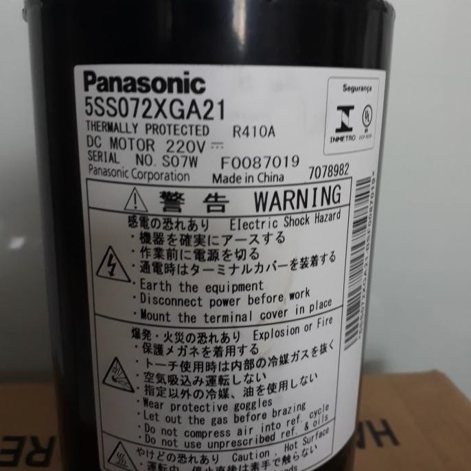 ] Compresor AC Split Inverter Panasonic 1 PK R410a