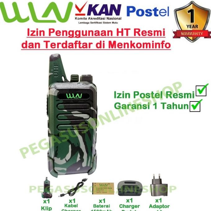 HT SATUAN WLN Two-Way Radio - LORENG HIJAU ARMY 2