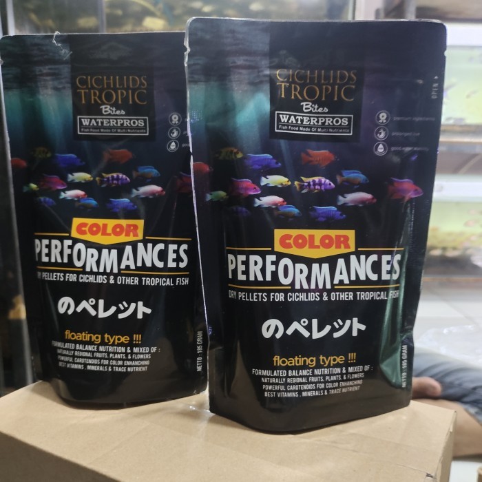 Pelet Ikan Cichlid Waterpros Performance 185Gr