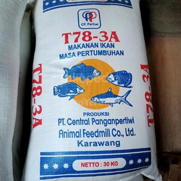 Pakan Pelet Ikan Turbo T78-3A" Gurame,Nila,Mas,Bandeng 10 Kg
