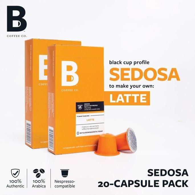 

B Coffee Co. Duo 2 Packs Nespresso Compatible Coffee Capsules