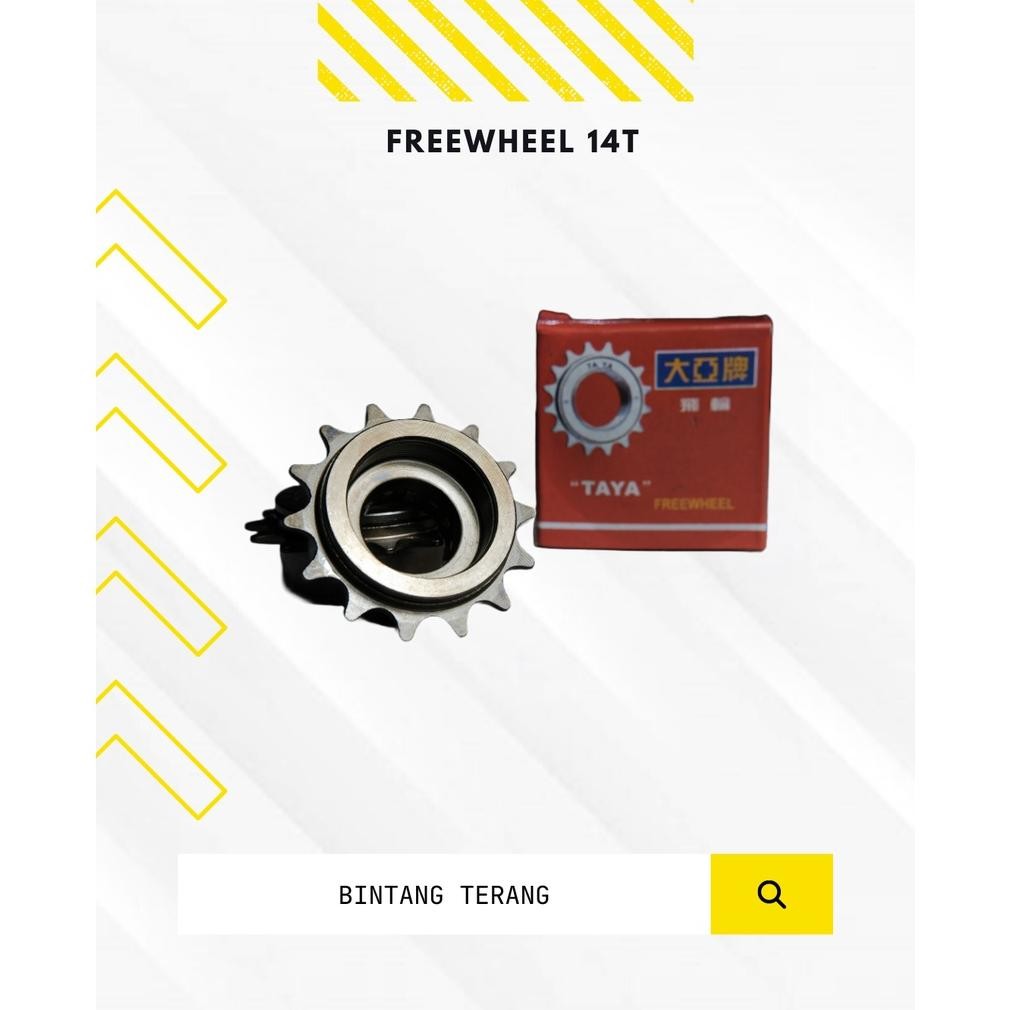 Murah Taya Freewheel 14T Gear Belakang Single Speed Gear | Sepeda Bmx Viral