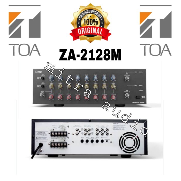 Terlaris Amplifier Toa Za 2128 Mw Original Ampli Toa Za2128Mw