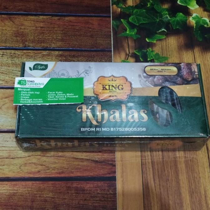 

Silahkan Order] Kurma Khalas 500GR KING SYIFA Dates Crown