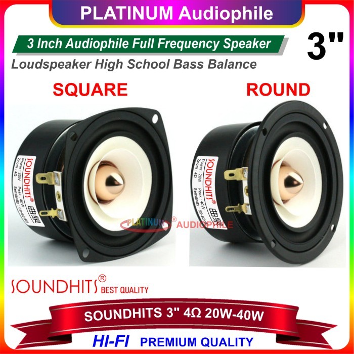 Speaker Full range 3 Inch Premium Fullrange Speaker Import
