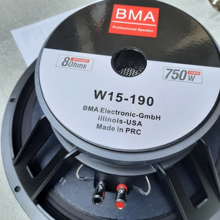 Speaker 15 inch ORIGINAL BMA W-15 190