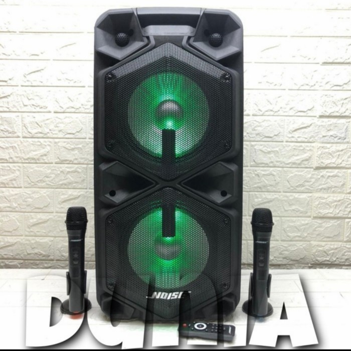 Speaker Portable Meeting Wireless Noise 899 BII - Double 10 inch Bluet