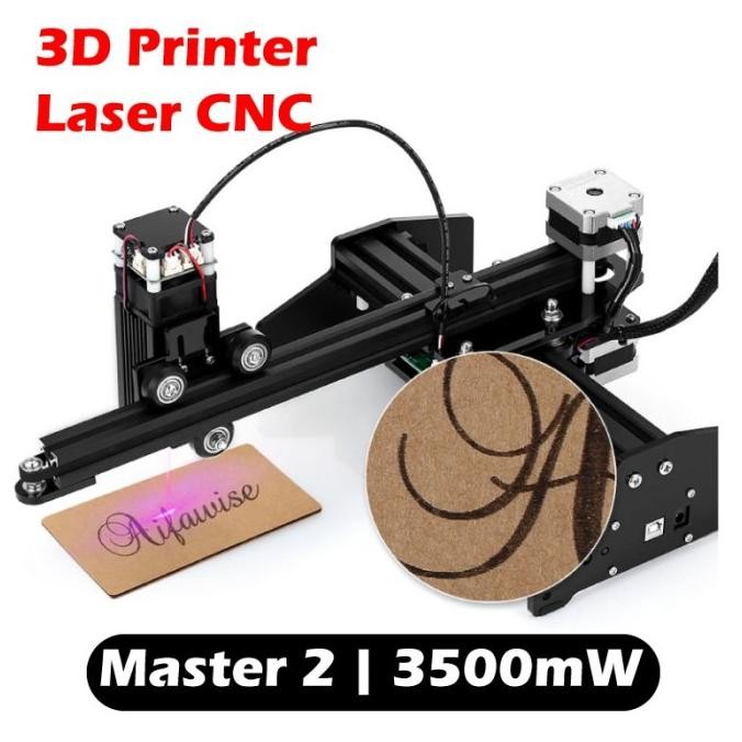 Jual Mesin Laser Grafir Engraving Cnc 3500Mw Printer 3D Portable