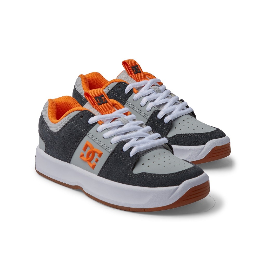 DC Shoes Boy Lynx Zero Shoes Grey/Grey/Orange ADBS100269