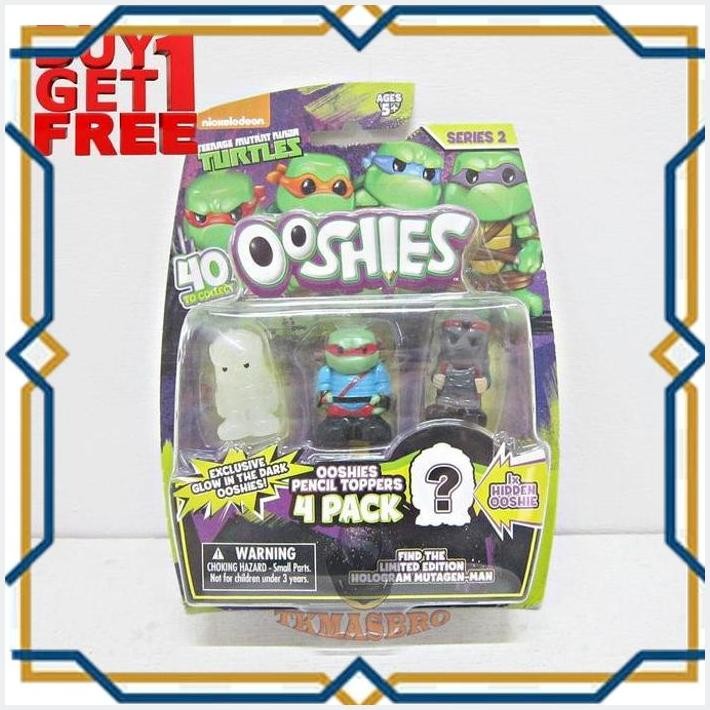 

[MAS] OOSHIES PENCIL TOPPERS SERIES 2 TMNT 4 PACK SNI