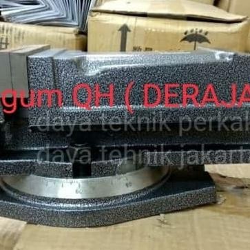 ragum bor QH 4" - catok milling derajat QH - ragum putar derajat