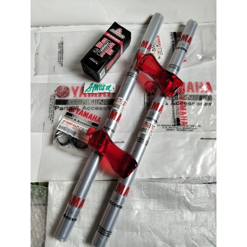 as shock depan Vixion set+ oli + sil shock Vixion old 3ci