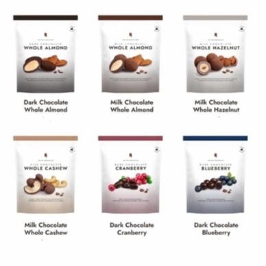 

The Rr Chocolate Dark Chocolate Whole Almond, Blueberry Dan Cranberry