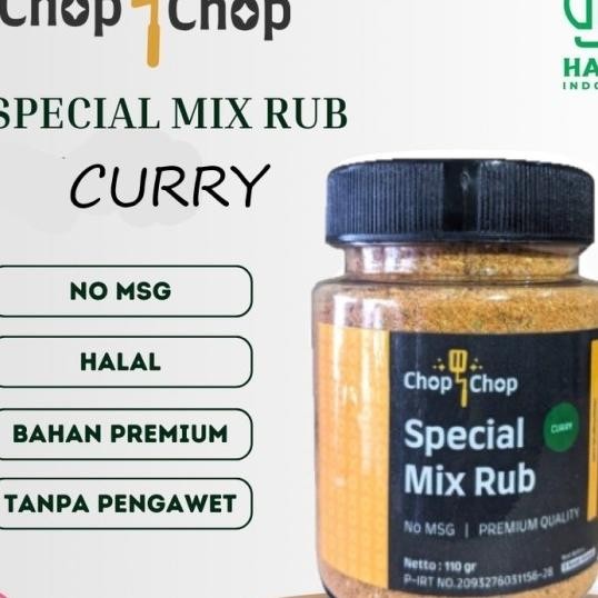 

- Chop Chop Special X Rub Curry Bumbu Marinasi Rendah Kal