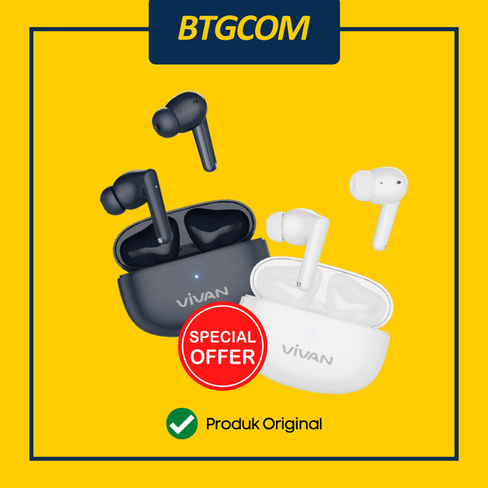 TWS VIVAN LIBERTY T220 PLUS WIRELESS EARPHONE BLUETOOTH 5.3 ENC