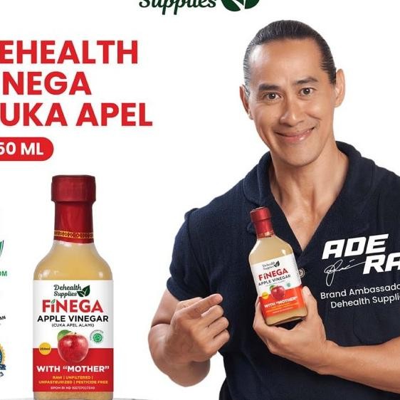 

Dehealth Supplies Finega Cuka Apel 250Ml(Botol Kaca)/Cuka Apel