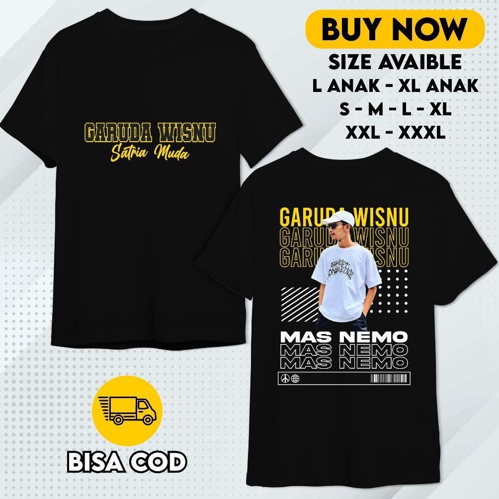 Terbaru Baju Kaos Fans Mas Nemo Gwsm Garuda Wisnu Satria Muda