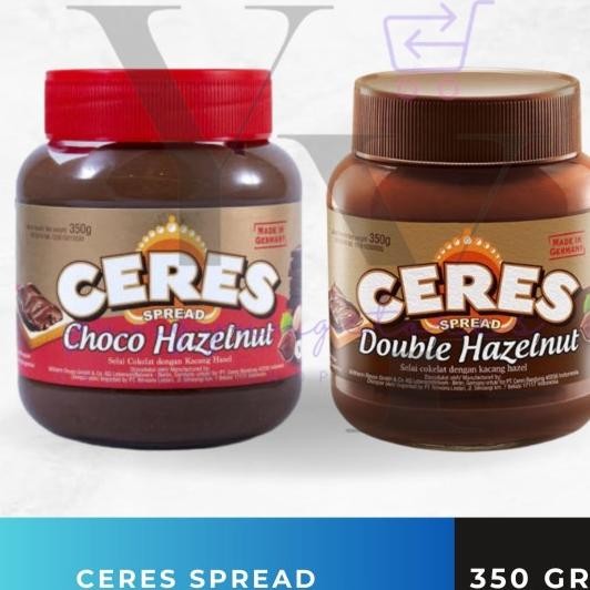

Ceres Spread Choco Hazelnut / Double Hazelnut 350 Gram