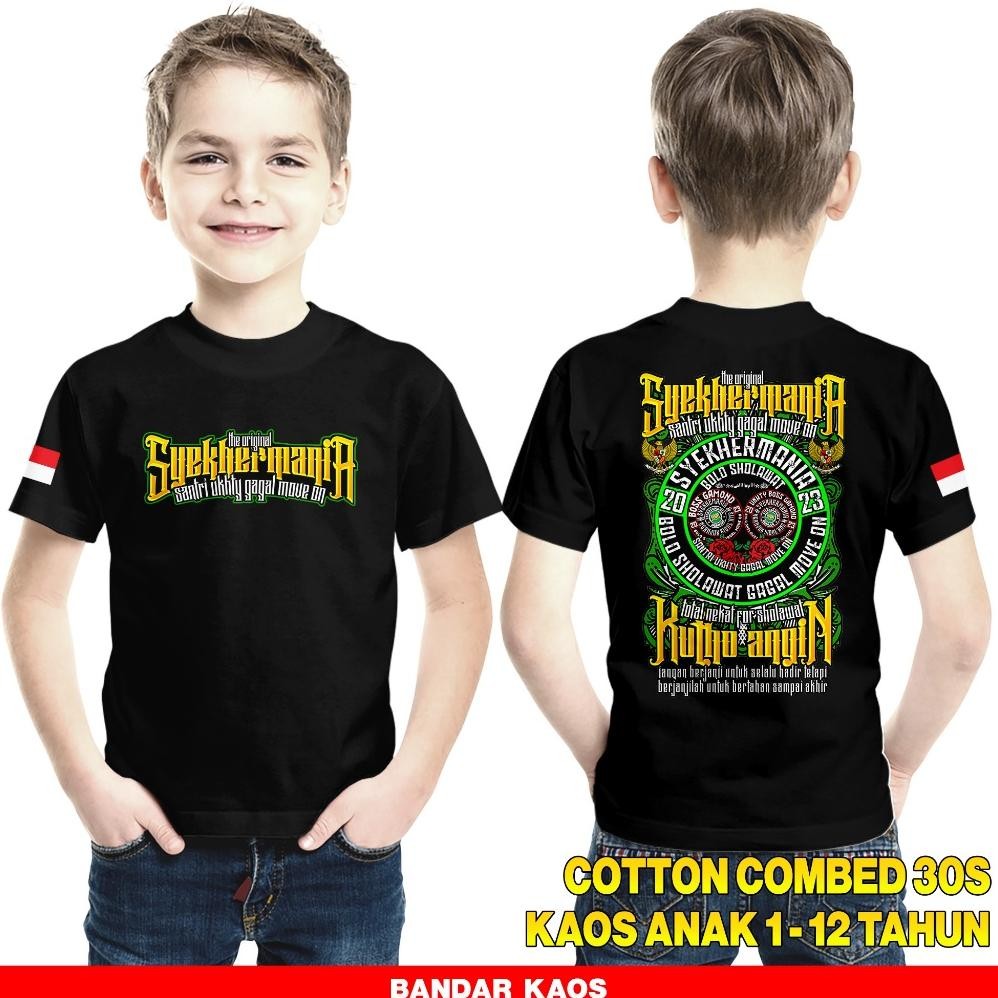 Limited Bandar Kaos Syekhermania Indonesia 1 - Kaos Anak Usia 1 Tahun Sampai 12 Tahun - Kaos Habib S