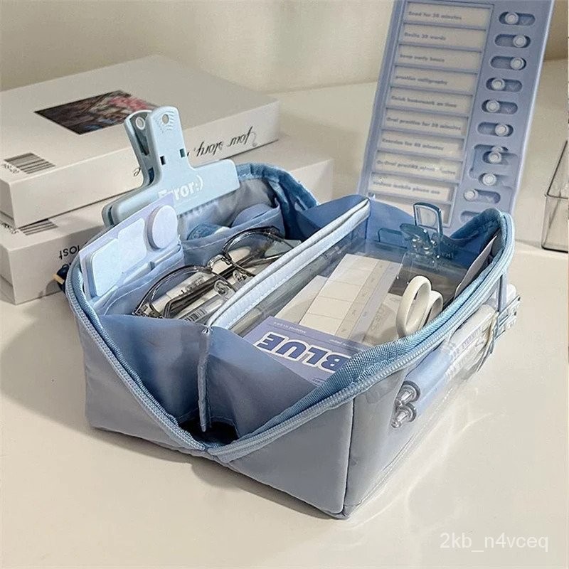

Pencil Case Large Capacity Pen Case Estuches Escolares Kalemlik Astuccio Kawaii Productos Japanese Stationery Trousse Cute Bags FE7U