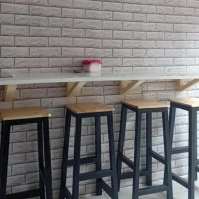 Kursi Bar Kayu / Kursi Bar Kayu Jati / Bangku Bar Tinggi