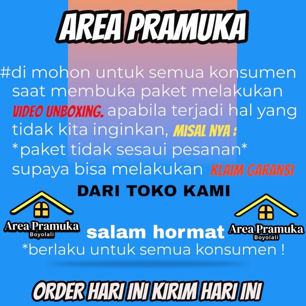

Original 1 Pack Tali Pramuka 5/10 Meter Bahan Serat Isi 10 Biji Premium