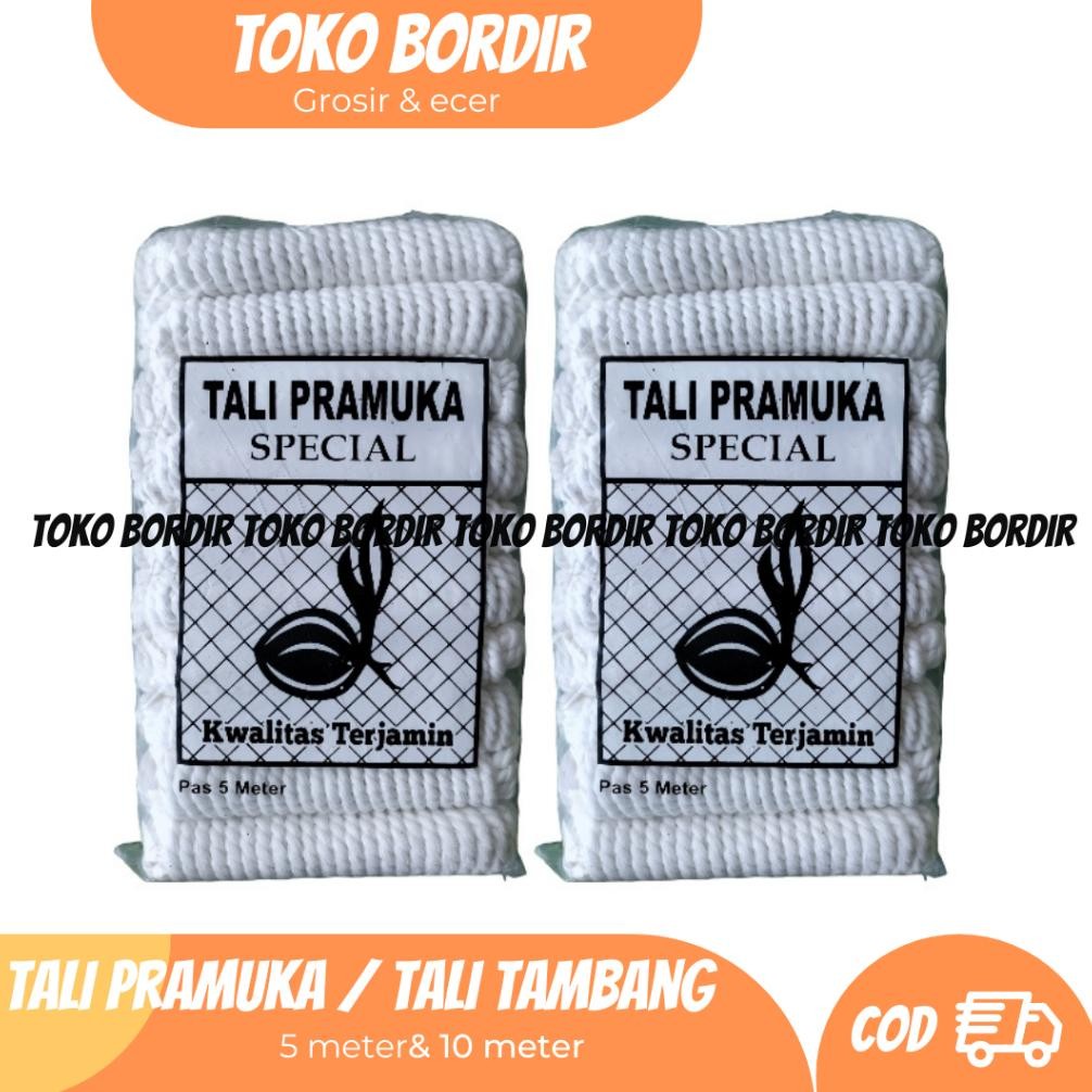 

Grosir Tali Pramuka Serat 5 Meter Perpack 10 Biji Grosir