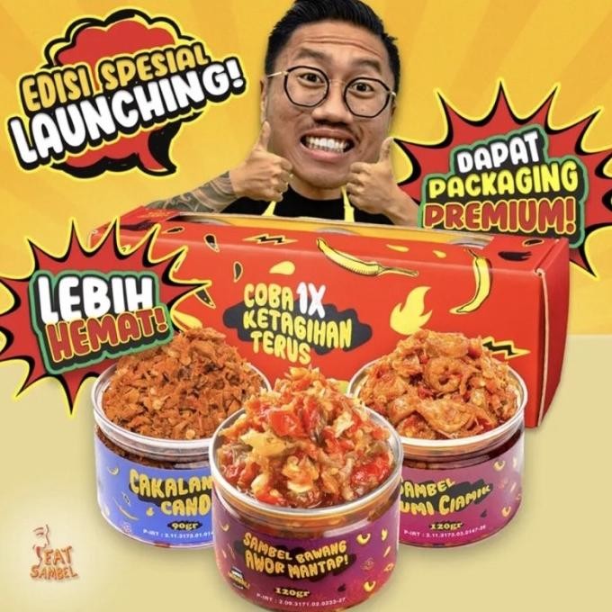 [READY] Eatsambel paket sambel bawang cakalang candu cumi ciamik LS