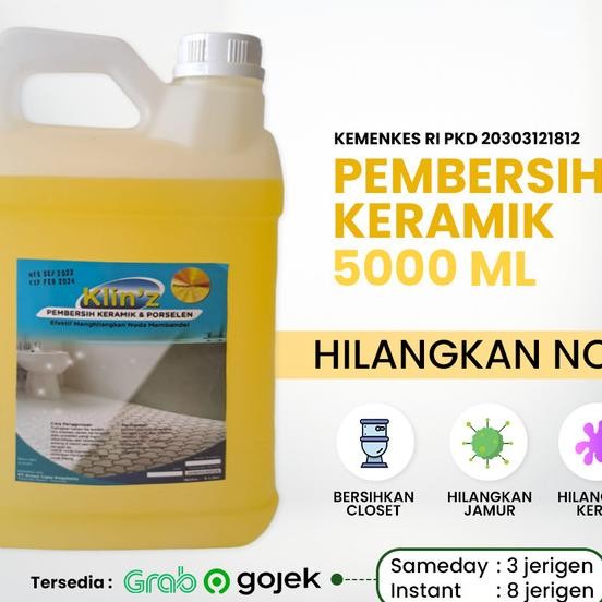 Pembersih Kerak Jamur Lantai Kamar Mandi Prostek Klinz 5 Liter Ampuh