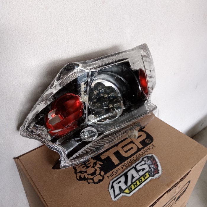 lampu belakang mio sporty smile LED custom smoke