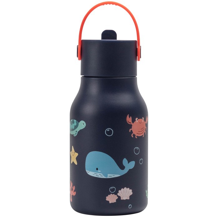 Lund London Little Lund Water Bottle 400ml - Ocean